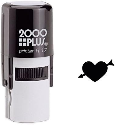 Heart with Arrow Self Inking Rubber Stamp (SH-6247)