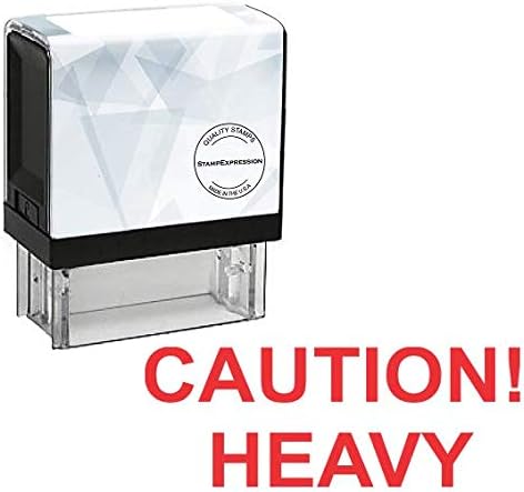 Caution! Heavy Office Self Inking Rubber Stamp (SH-5442)