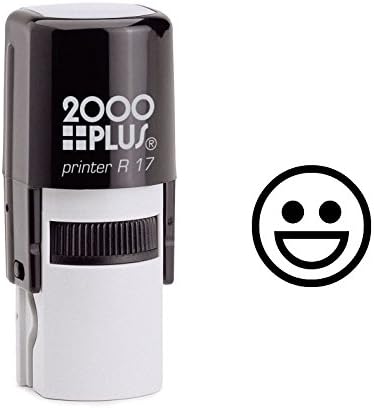 Happy Face Emoji Self Inking Rubber Stamp (SH-6056)
