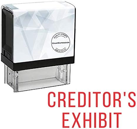 CREDITOR'S Exhibit Office Self Inking Rubber Stamp (SH-5691)