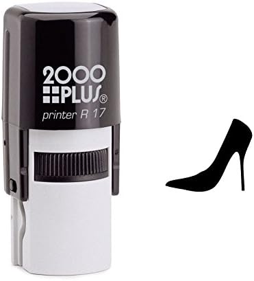 Black Stiletto Self Inking Rubber Stamp (SH-6361)