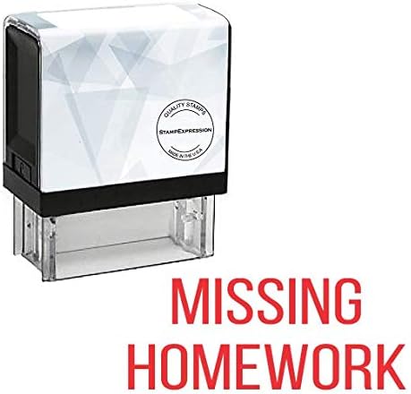Missing Homework Teach School Self Inking Rubber Stamp (SH-80024)
