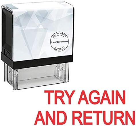 Try Again and Return Teacher Self Inking Rubber Stamp (SH-80021)