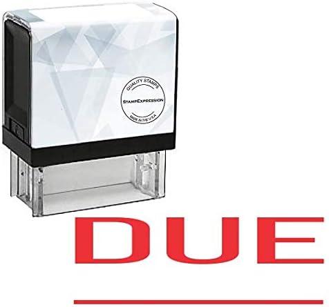 Due with line Office Self Inking Rubber Stamp (SH-5505)