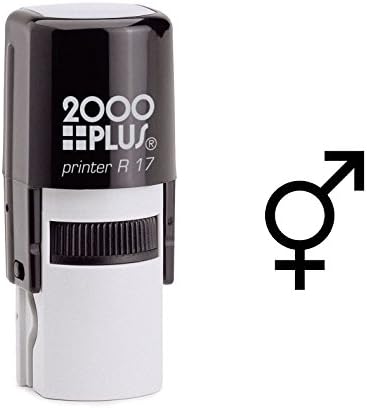 Transgender Symbol Self Inking Rubber Stamp (SH-6416)