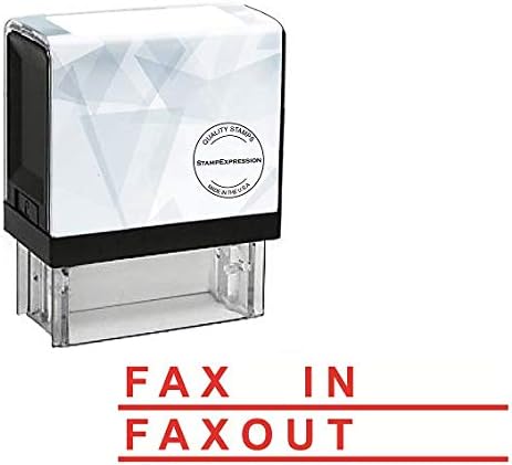 Fax In Fax Out Office Self Inking Rubber Stamp (SH-5027)