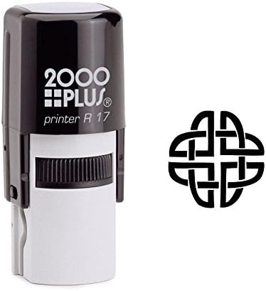Quaternary Celtic Knot Self Inking Rubber Stamp (SH-6140)
