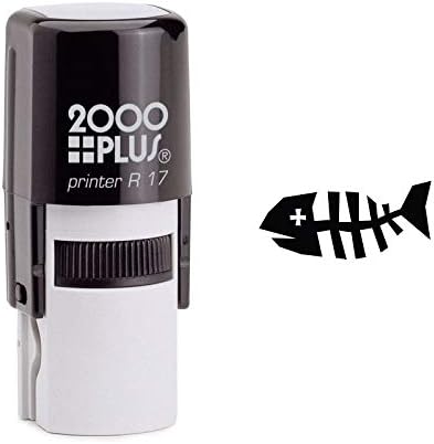 Fish Bone Self Inking Rubber Stamp (SH-6848)