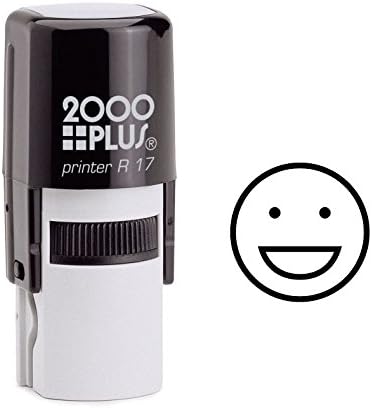 Thin Happy Face Emoji Self Inking Rubber (SH-6058)