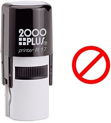 Red Stop Symbol Self Inking Rubber Stamp (SH-6405)