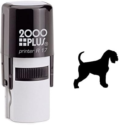 Schnauzer Dog Self Inking Rubber Stamp (SH-6122)