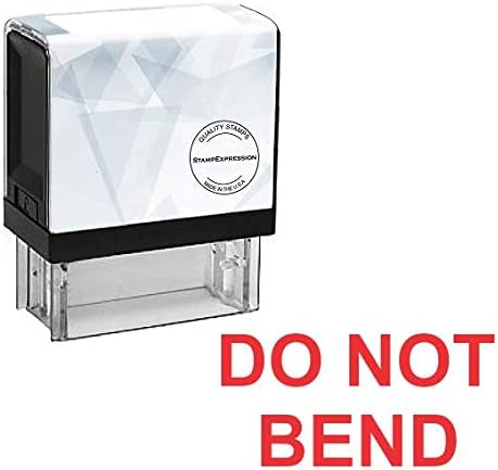 DO NOT Bend Two Lines Office Self Inking Rubber Stamp (SH-5269)
