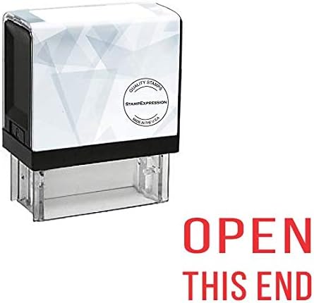 Open This END Office Self Inking Rubber Stamp (SH-5573)