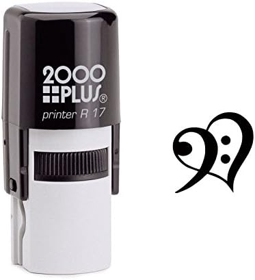 Musical Symbols Music Lover Self Inking Rubber Stamp (SH-6365)
