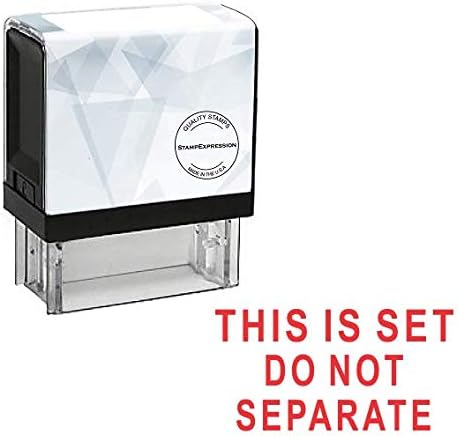 This is Set DO NOT Separate Office Self Inking Rubber Stamp (SH-5906)