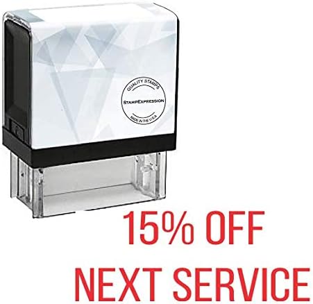 15% Off Next Service Auto Office Self Inking Rubber Stamp (SH-5940)