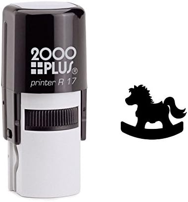 Rocking Toy Horse Self Inking Rubber Stamp (SH-6182)