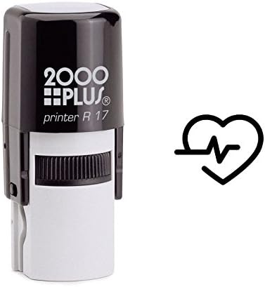 Heart Lifeline Medical Self Inking Rubber Stamp (SH-6355)