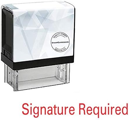 Signature Required Office Self Inking Rubber Stamp (SH-5629)