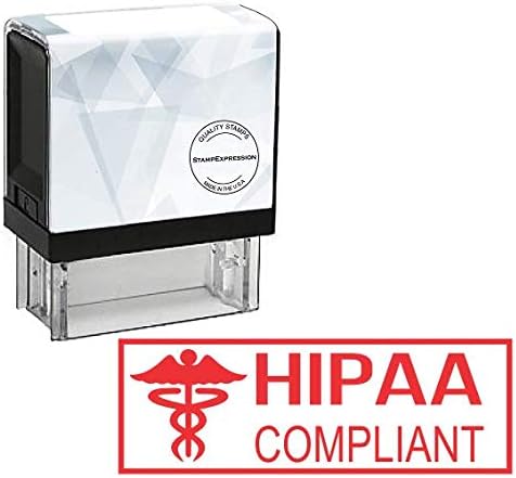 Hippa Compliant with Frame Office Self Inking Rubber Stamp (SH-5817)