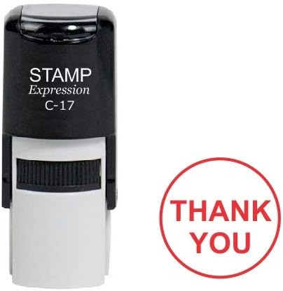 Thank You Round Office Self Inking Rubber Stamp (SH-6992)