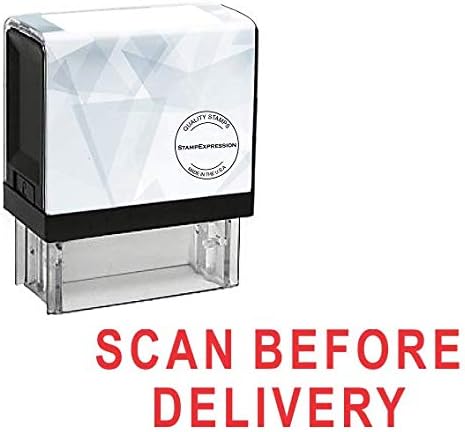 SCAN Before DELIVERY Office Self Inking Rubber Stamp (SH-5400)