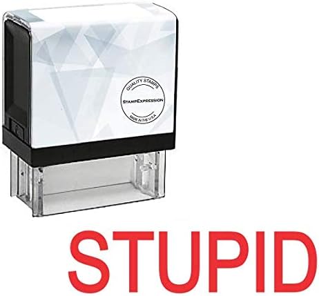 Stupid Large Font Self Inking Rubber Stamp (SH-80015)