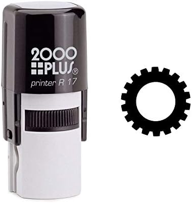 Large Cog Gear Self Inking Rubber Stamp (SH-6657)