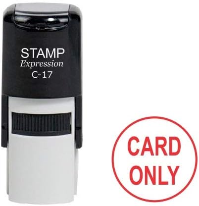 Card Only Round Office Self Inking Rubber Stamp (SH-6975)