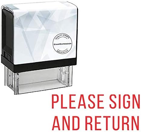 Please Sign and Return Office Self Inking Rubber Stamp (SH-5392)