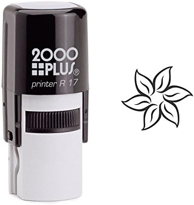 Jasmine Flower Self Inking Rubber Stamp (SH-6447)