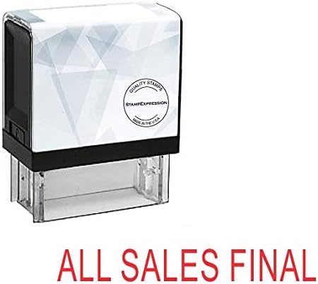 Capitalized All Sales Final Office Self Inking Rubber Stamp (SH-5207)