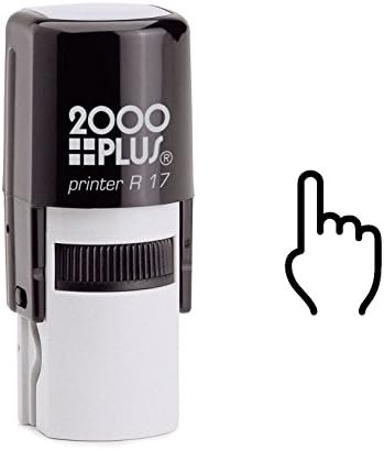 Pointing Up Finger Self Inking Rubber Stamp (SH-6097)