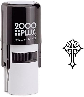 Religious Cross Self Inking Rubber Stamp (SH-6143)