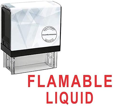 Flammable Liquid Office Self Inking Rubber Stamp (SH-5954)