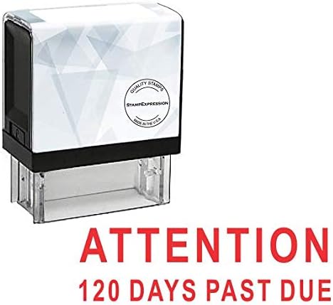 Attention 120 Days Past Due Office Self Inking Rubber Stamp (SH-5220)