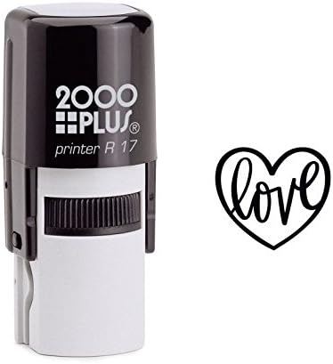 Love Inside Heart Self Inking Rubber Stamp (SH-6174)