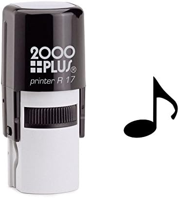 Elegant Eighth Musical Note Self Inking Rubber Stamp (SH-6227)