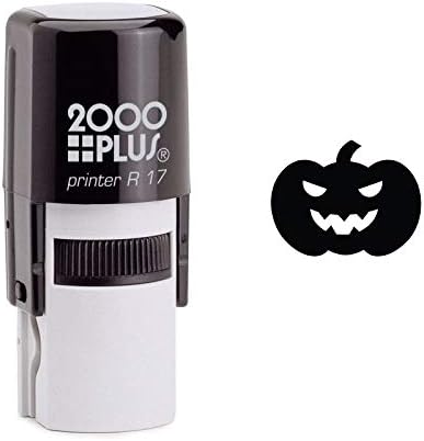 Mischievous Lantern Halloween Pumpkin Self Inking Rubber Stamp (SH-6621)