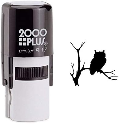 Owl on a Tree Self Inking Rubber Stamp (SH-6890)