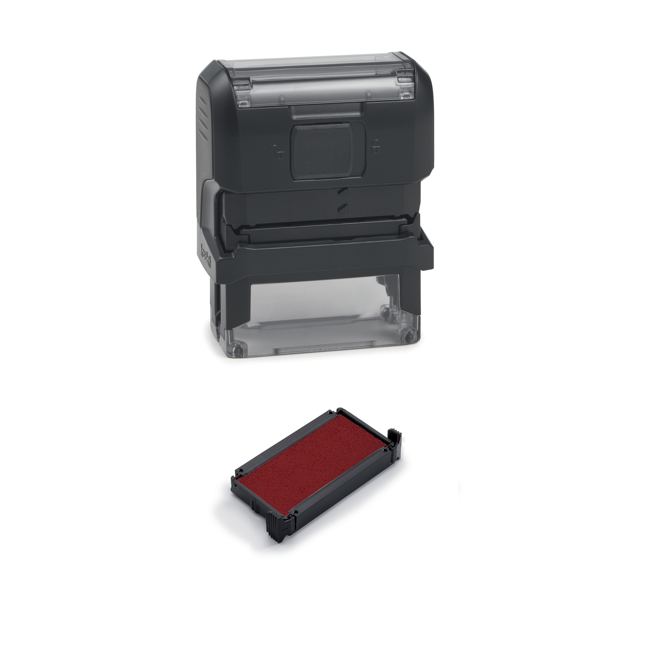 See Attached Office Self Inking Rubber Stamp
