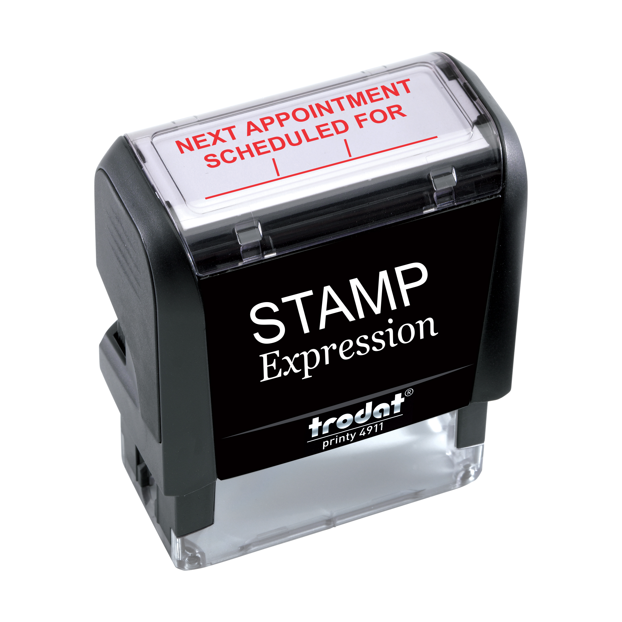 Next Appointment Scheduled for Office Self Inking Rubber Stamp