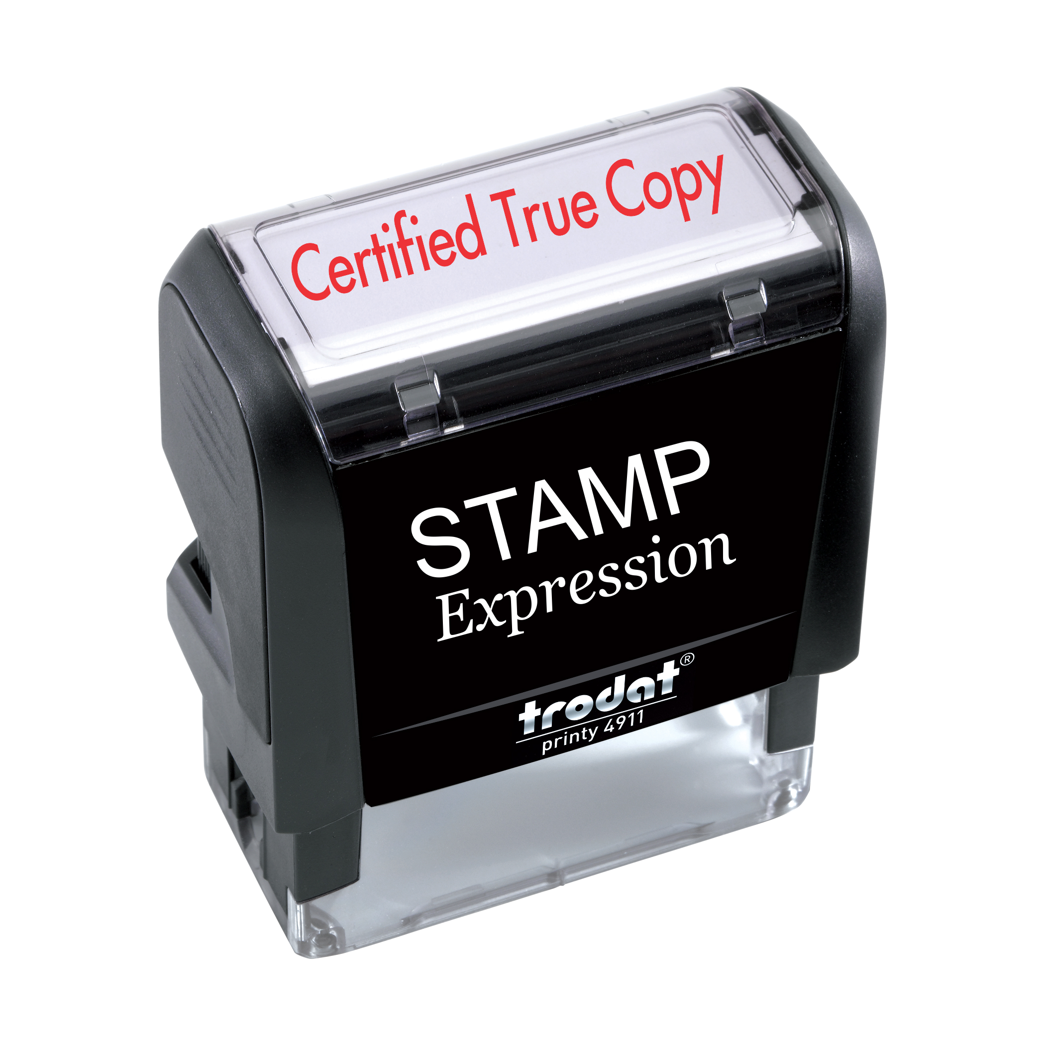 Certified True Copy One Line Office Self Inking Rubber Stamp
