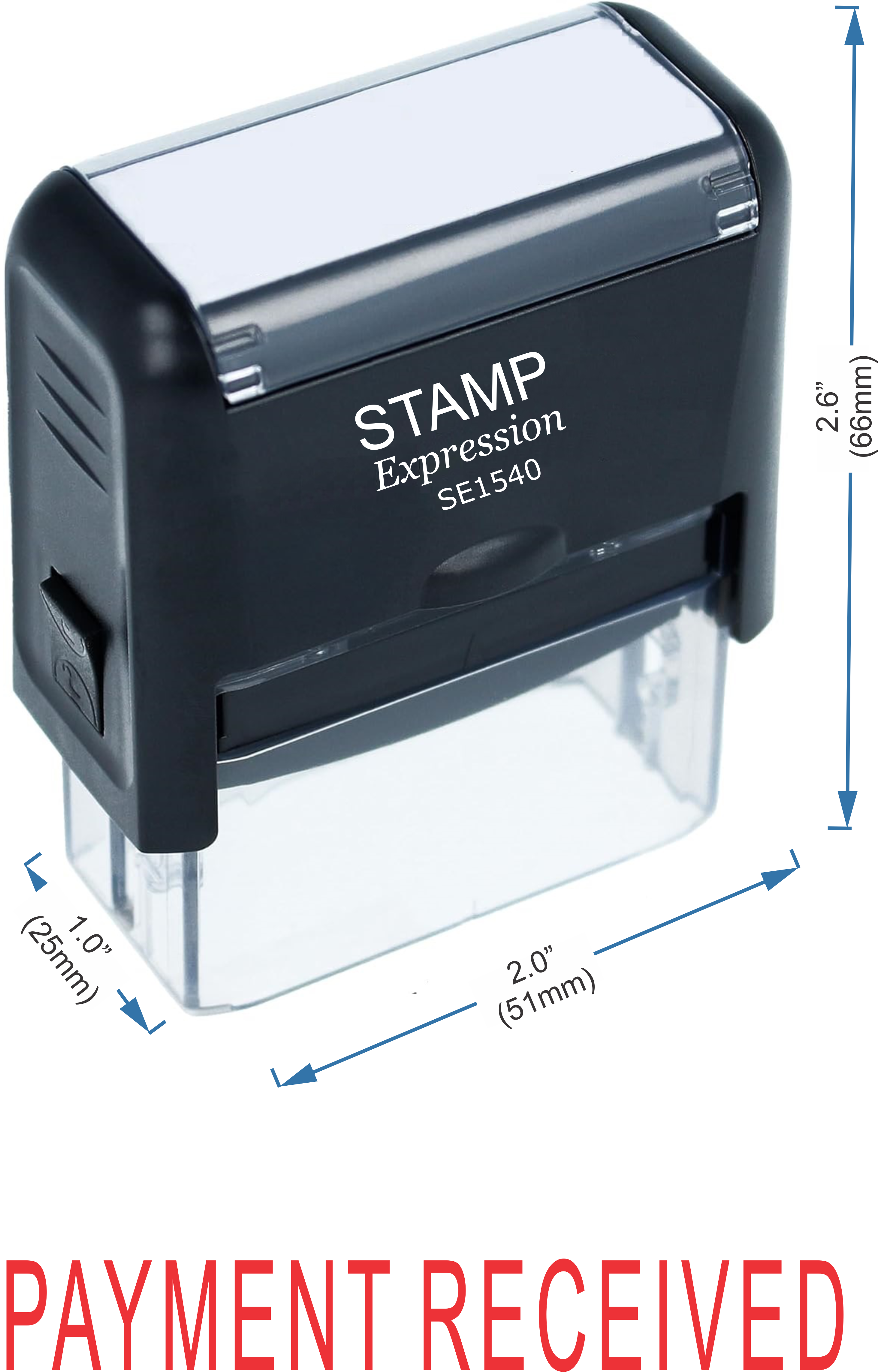 Payment Received Office Self Inking Rubber Stamp (50195)
