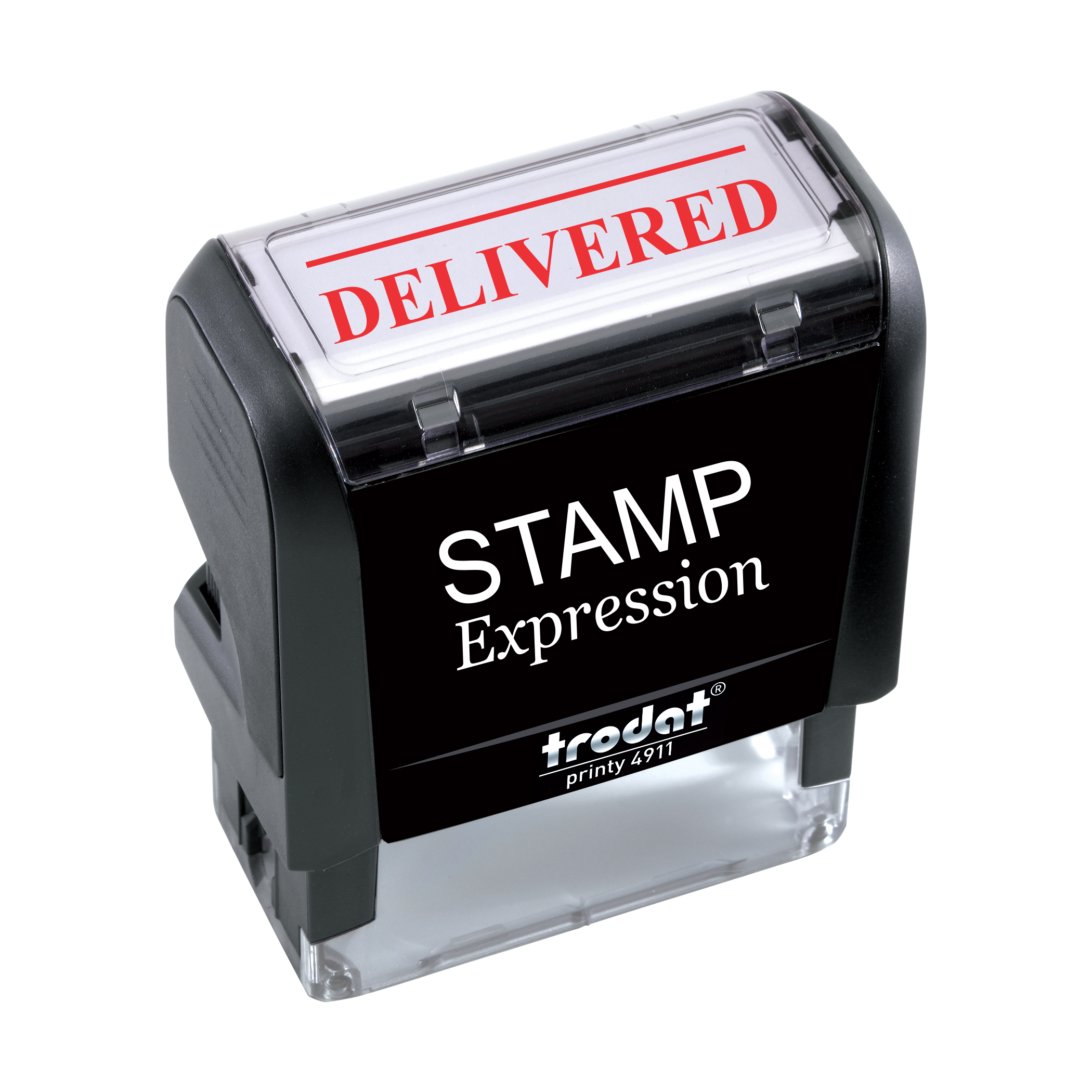 Delivered With Line On Top Office Self Inking Rubber Stamp