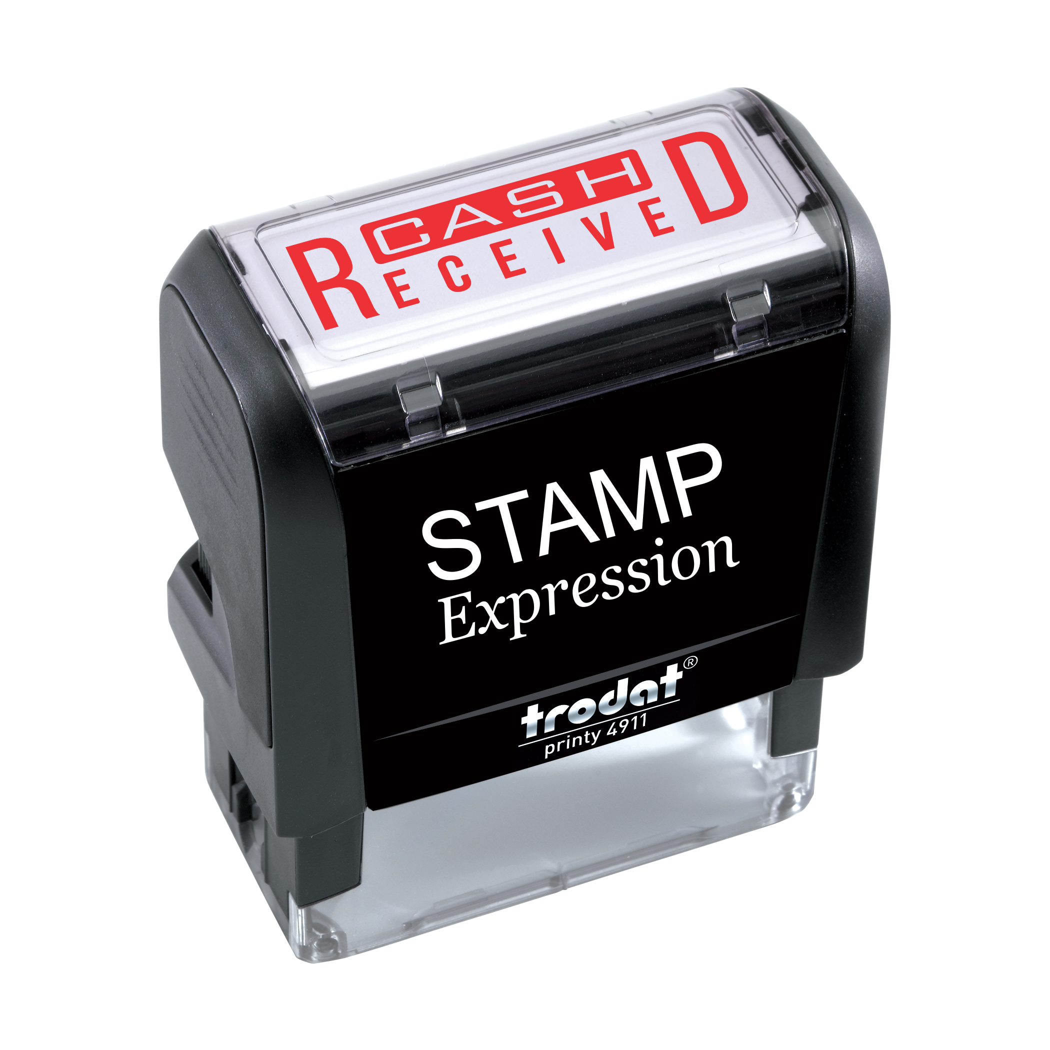 Cash Received Office Self Inking Rubber Stamp