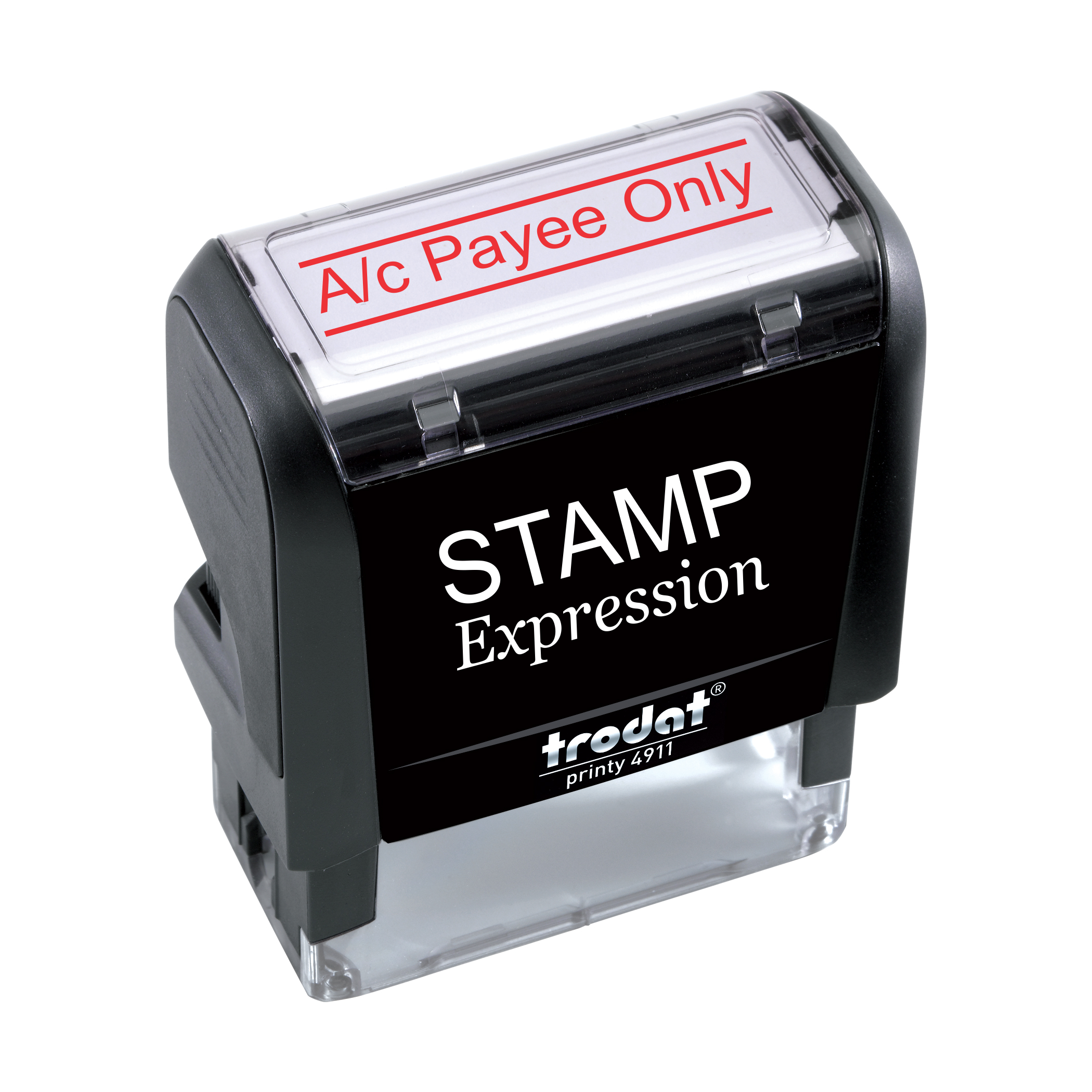 Payee Only A/C Payee Only Office Self Inking Rubber Stamp