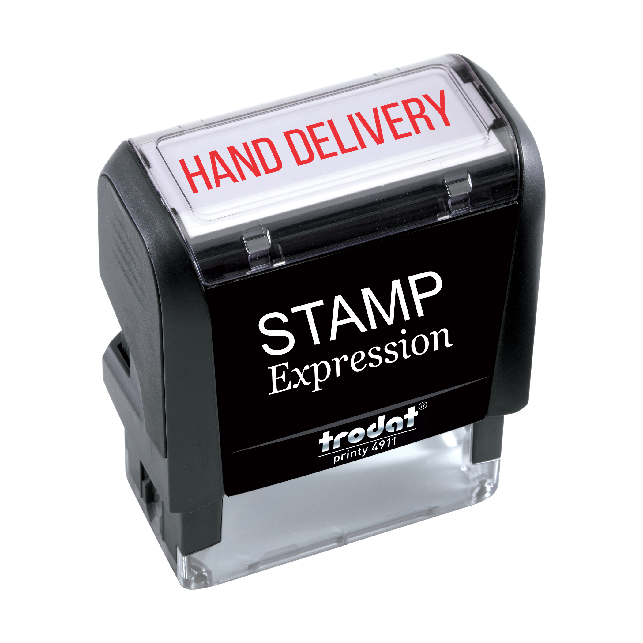 Hand Delivery Office Self Inking Rubber Stamp