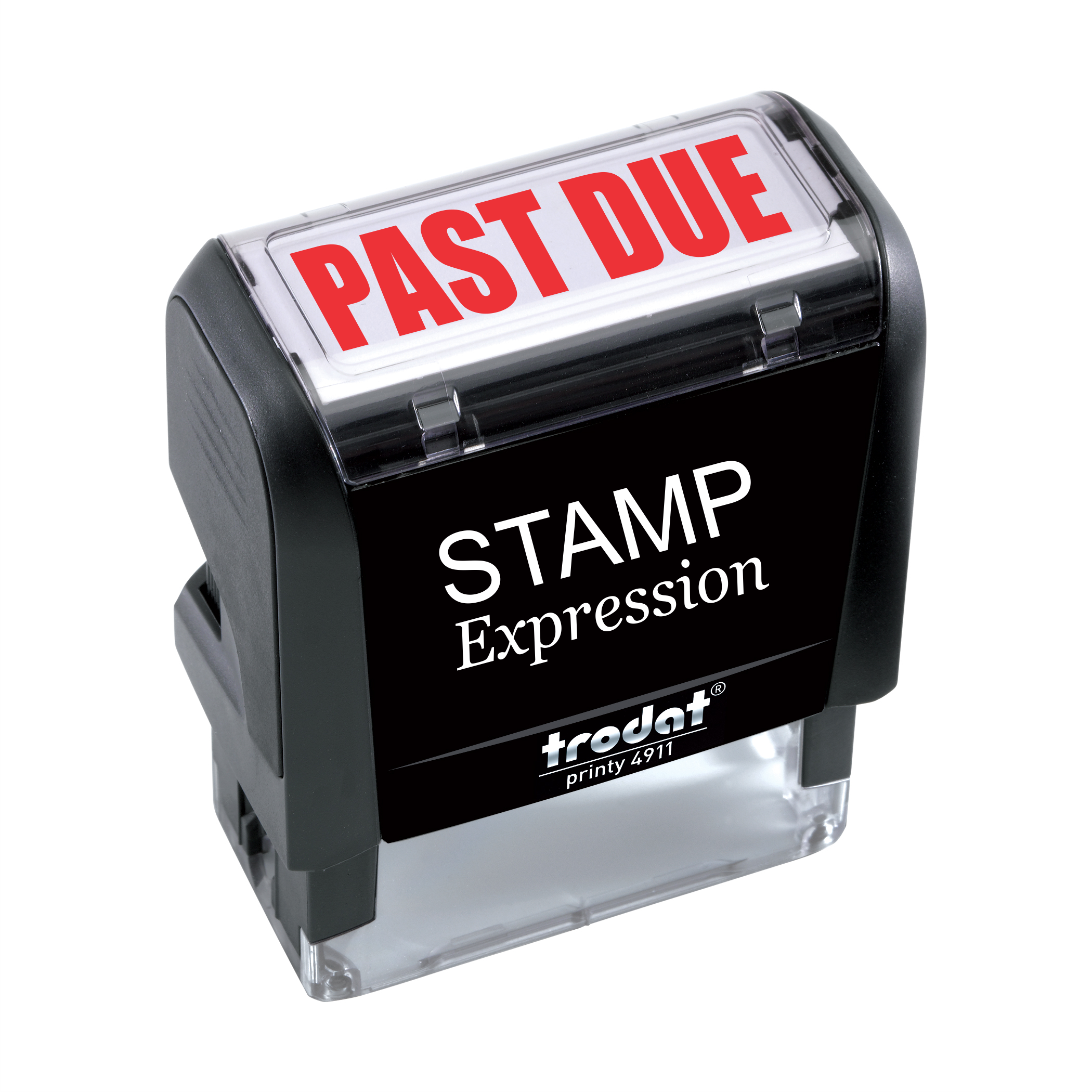 Past Due Office Self Inking Rubber Stamp