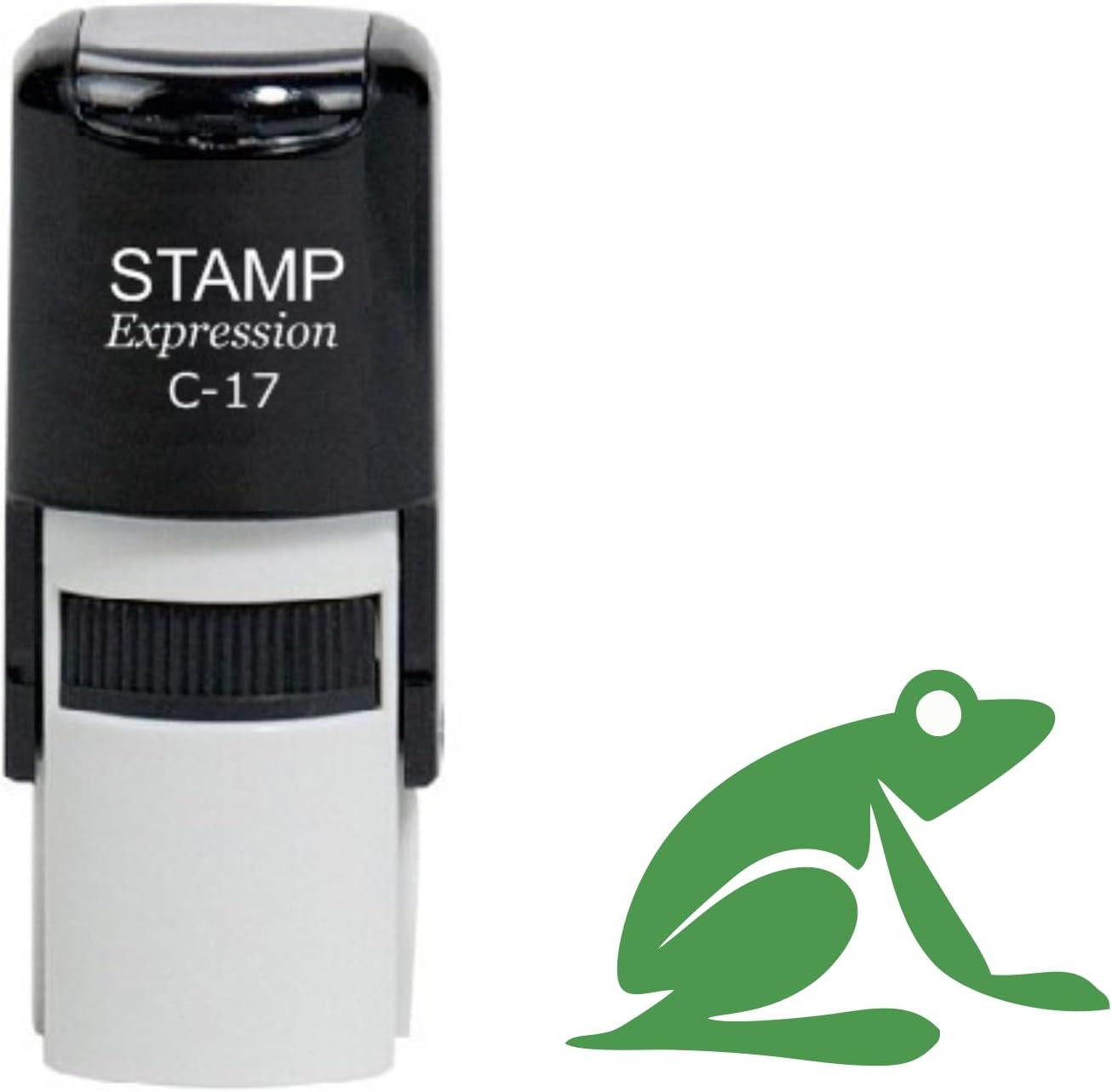 Green Frog Self Inking Rubber Stamp (SH-60019)